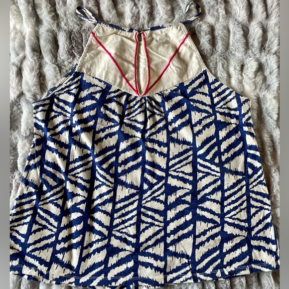 Tribal Print Top by Lucky Brand size Medium - Picture 8 of 9